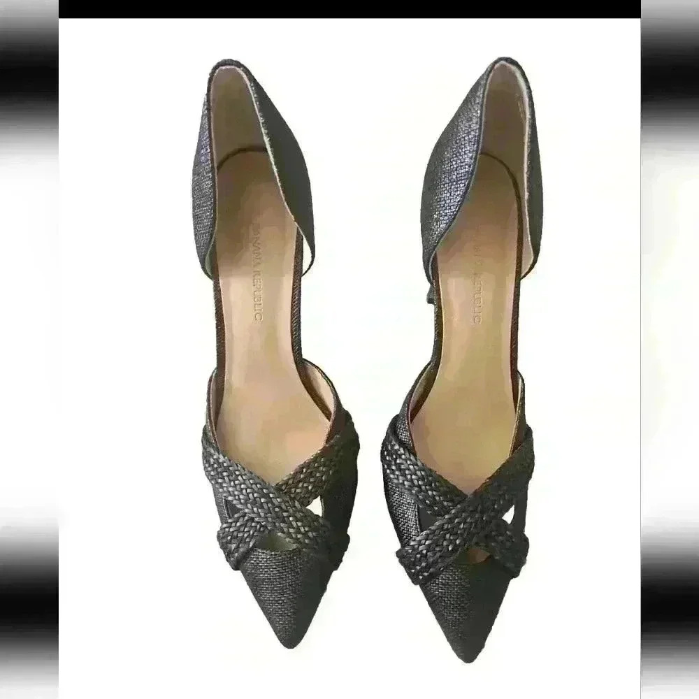 Banana Republic Black Heels with Sophisticated Cut-Out Design - Picture 2 of 14